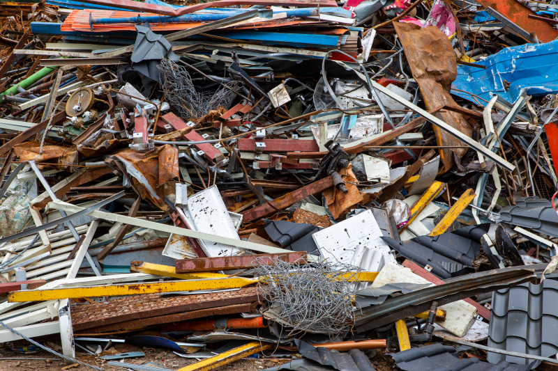 철 스크랩 이미지